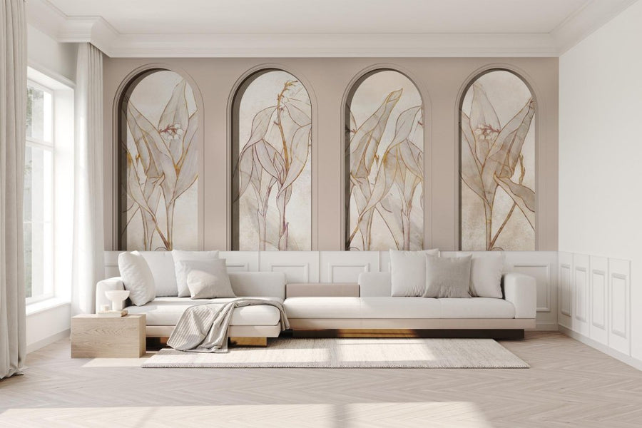 Libra Beige Lirio – Tapeta w rolkach