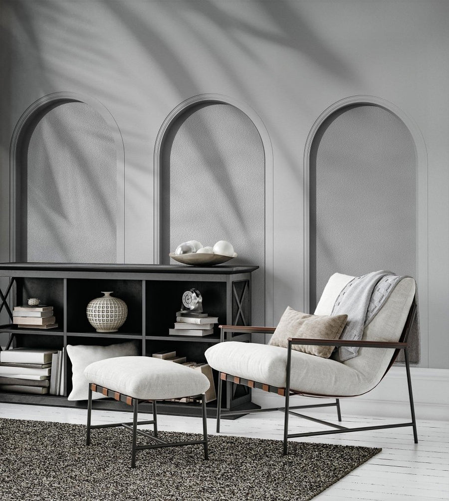 Libra Light Grey – Tapeta w rolkach