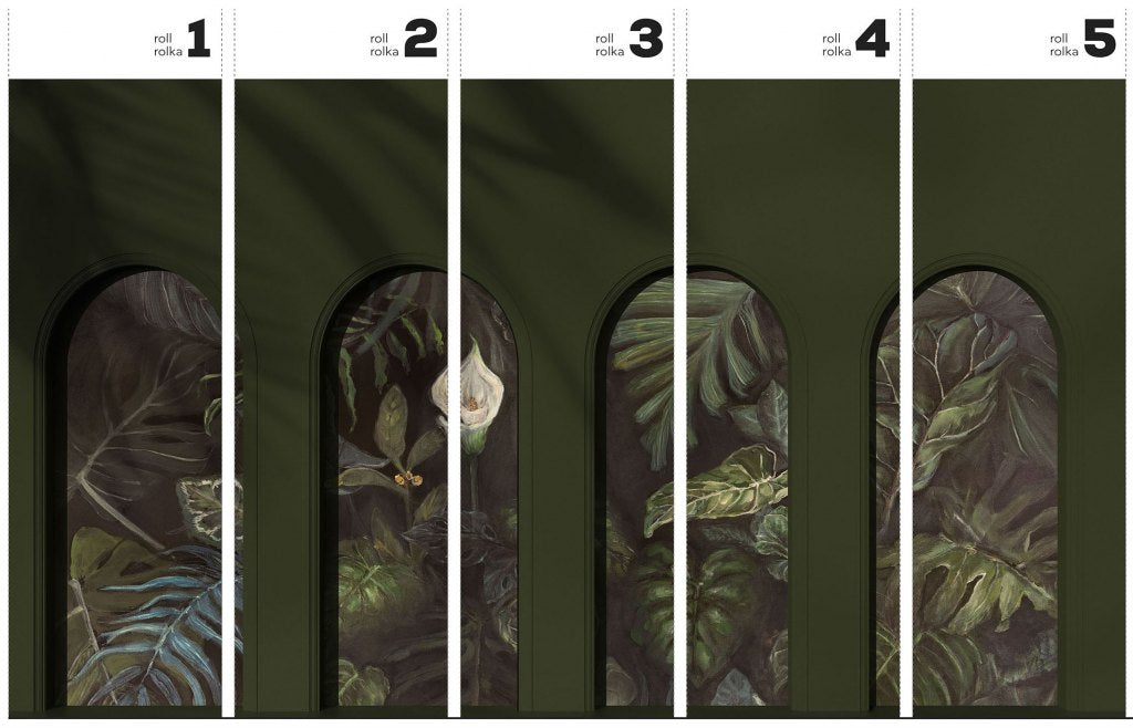 Libra Olive Calla – Tapeta w rolkach