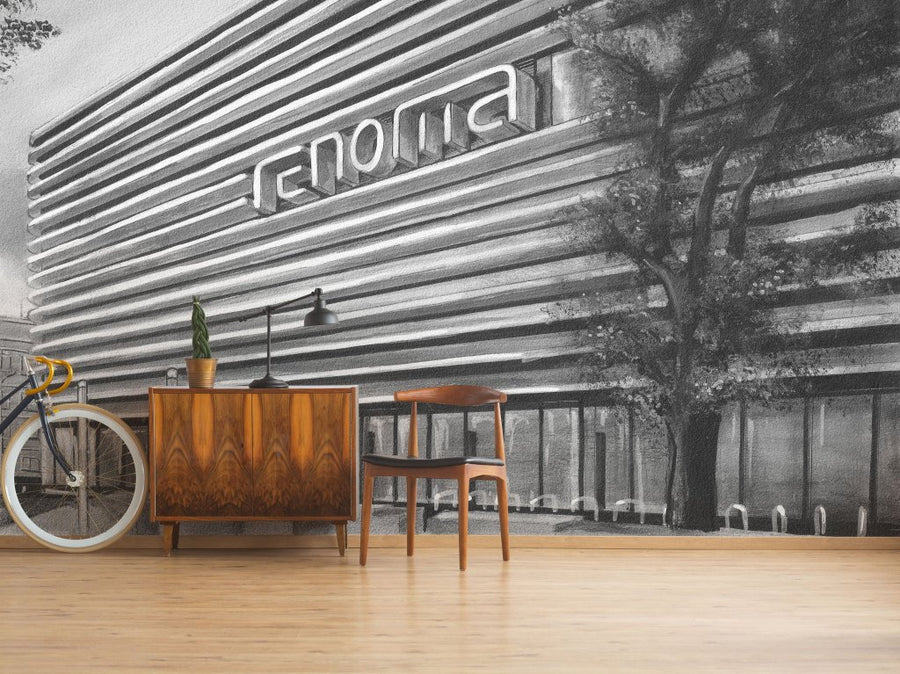 Mall B&W – Tapeta w rolkach