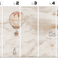 Moonie Beige – Tapeta w rolkach