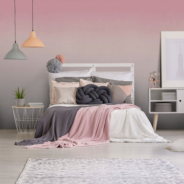 Ombre Pink&Grey – Tapeta w rolkach