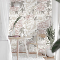 Peony Light – Tapeta w rolkach