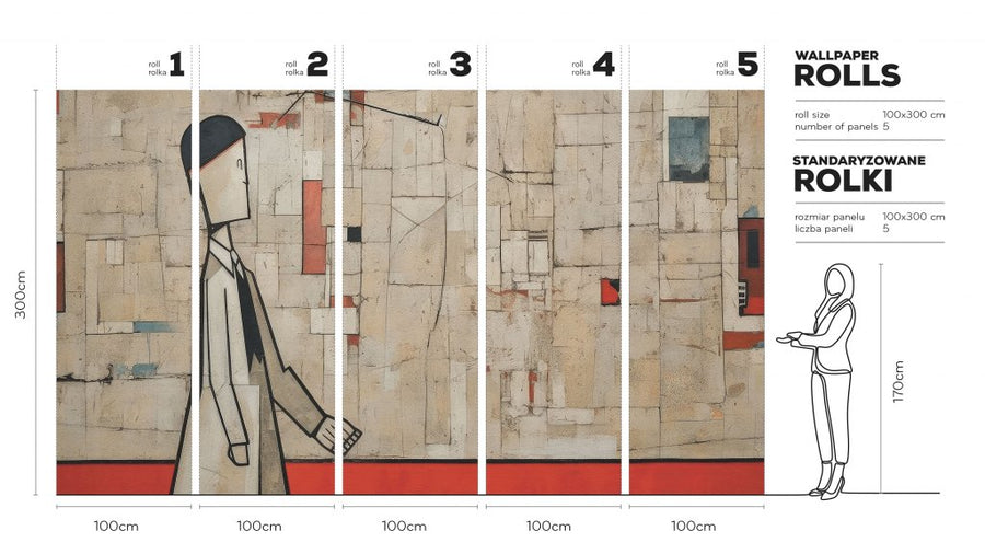 Piet – Tapeta w rolkach