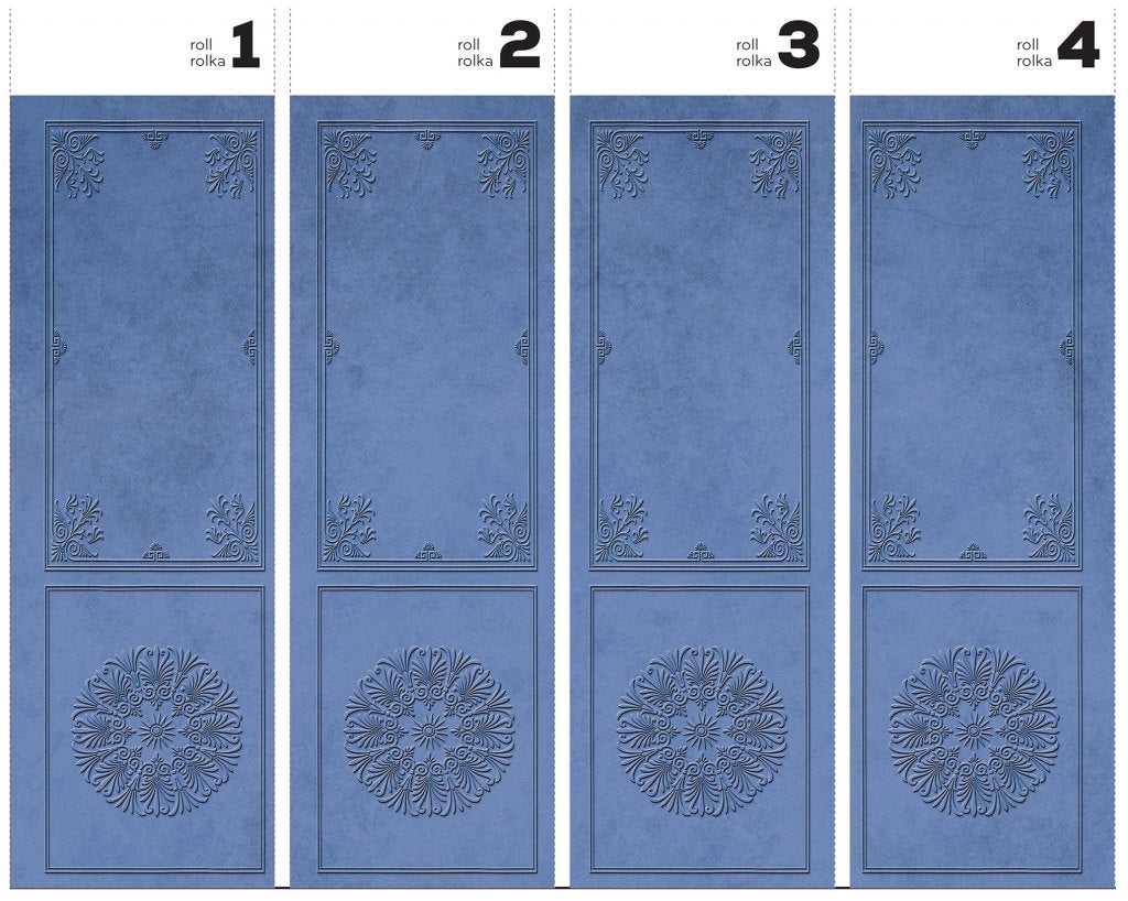 Refined Blue – Tapeta w rolkach