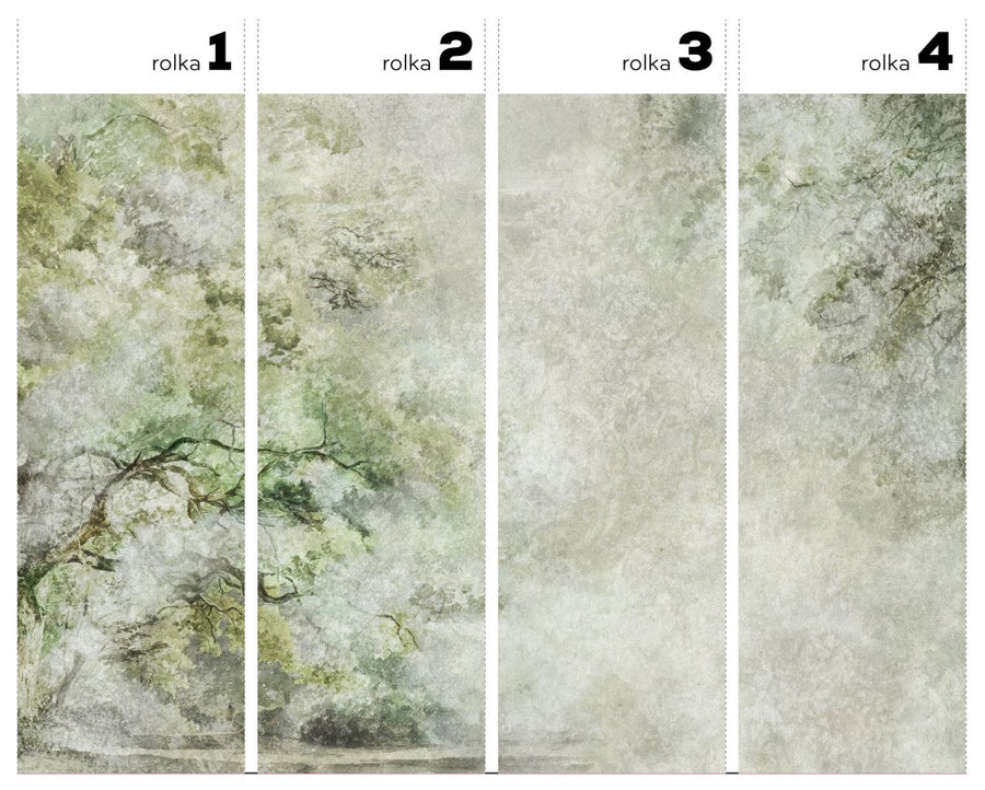 Sanctuary Green – Tapeta w rolkach