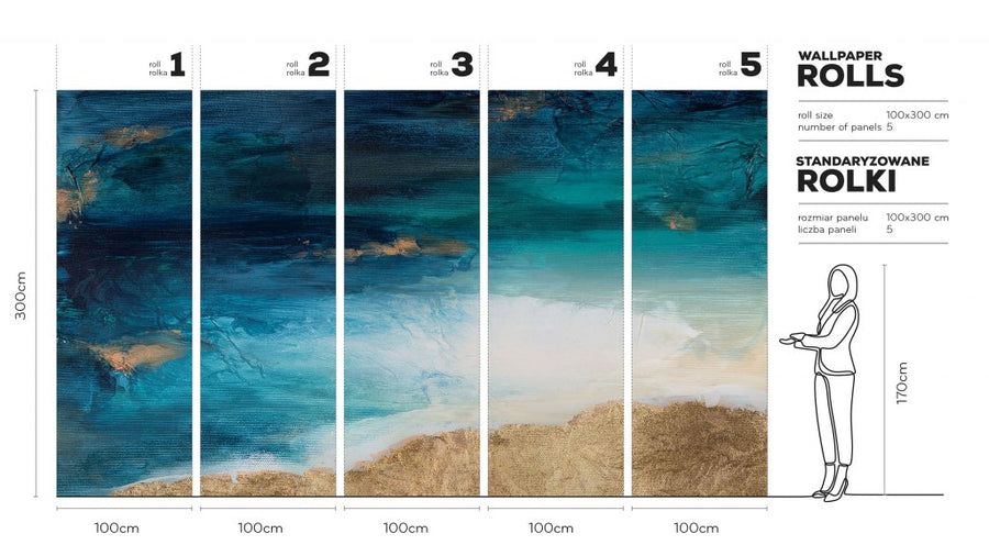 Santorini – Tapeta w rolkach