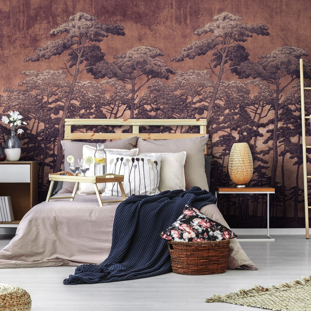 Secret Forest Rust – Tapeta w rolkach