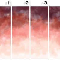 Watercolor Ombre Red – Tapeta w rolkach