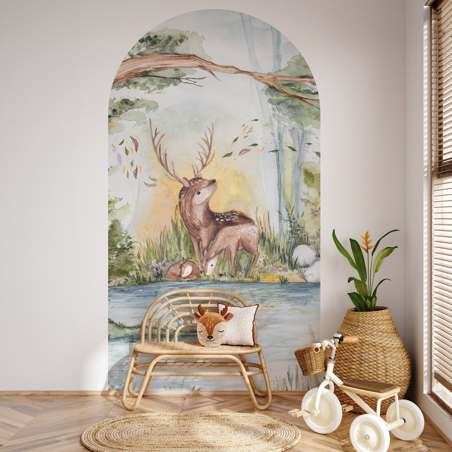 Deer Firends – Tapeta Łuk Standard