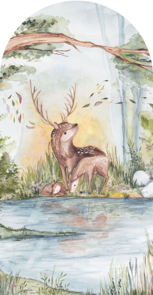Deer Firends – Tapeta Łuk Standard
