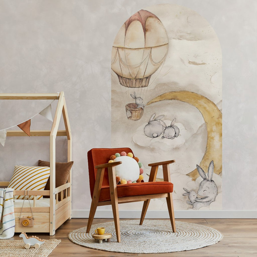 Moonie Beige – Tapeta Łuk Standard