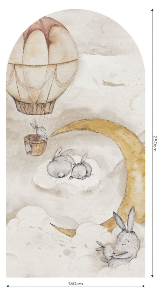 Moonie Beige – Tapeta Łuk Standard