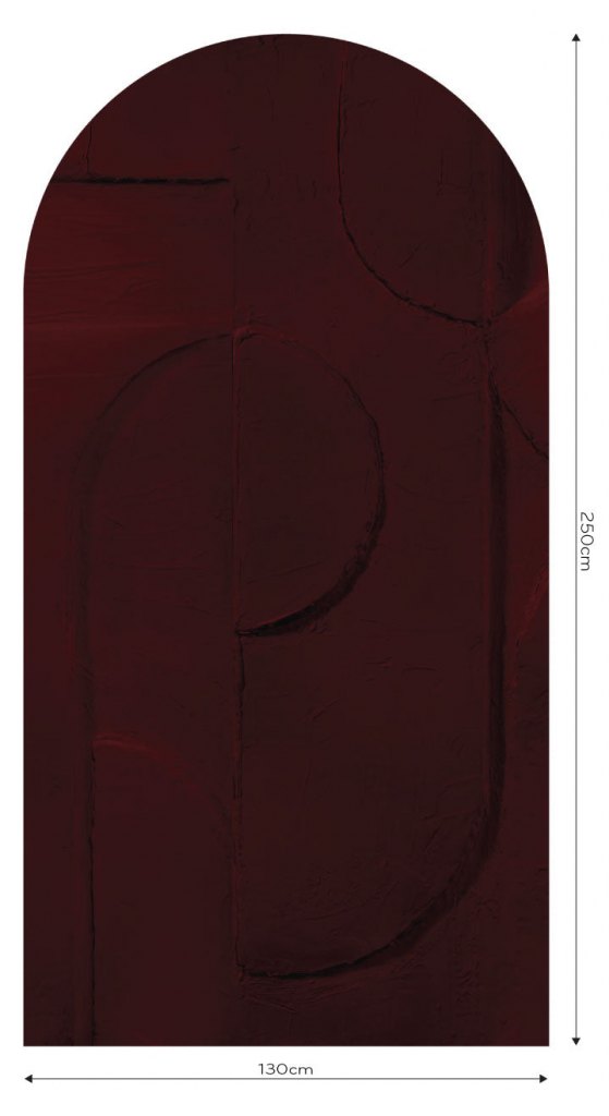 Bene Burgundy – Tapeta Łuk Standard