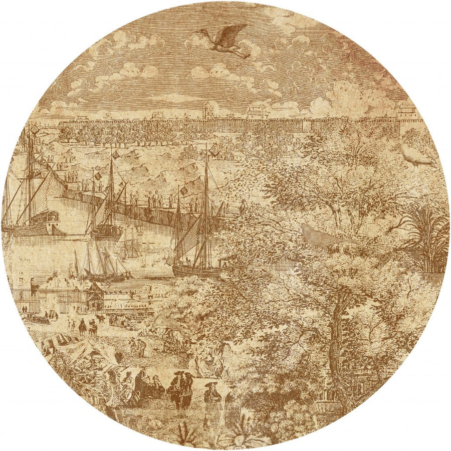 Gulliver Rust II – Tapeta Koło Standard