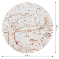 Elliot – Tapeta Koło Standard