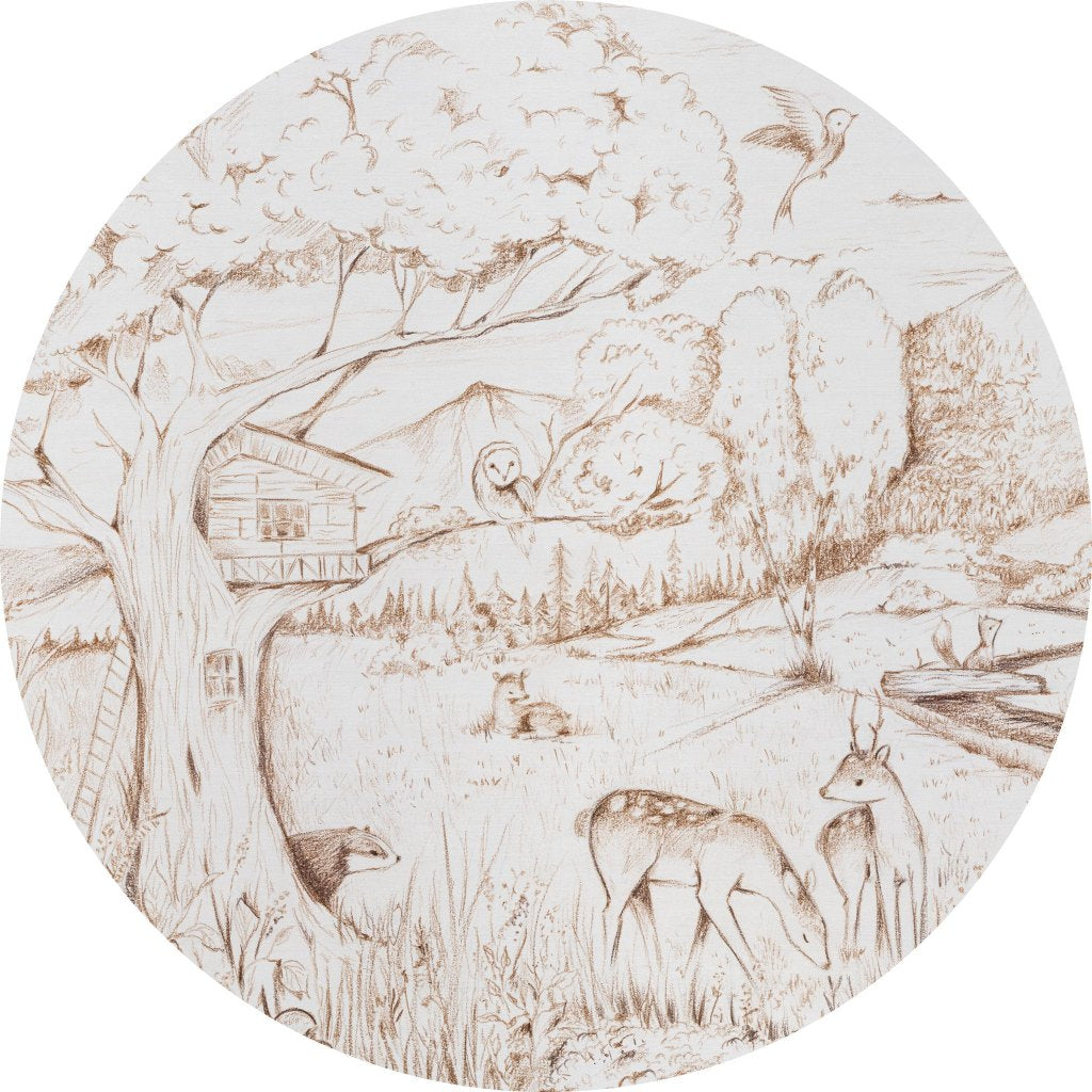 Elliot – Tapeta Koło Standard