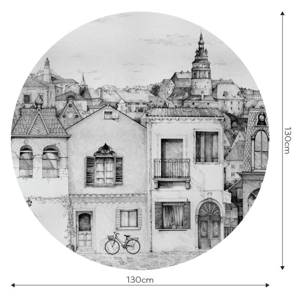 Vichy – Tapeta Koło Standard