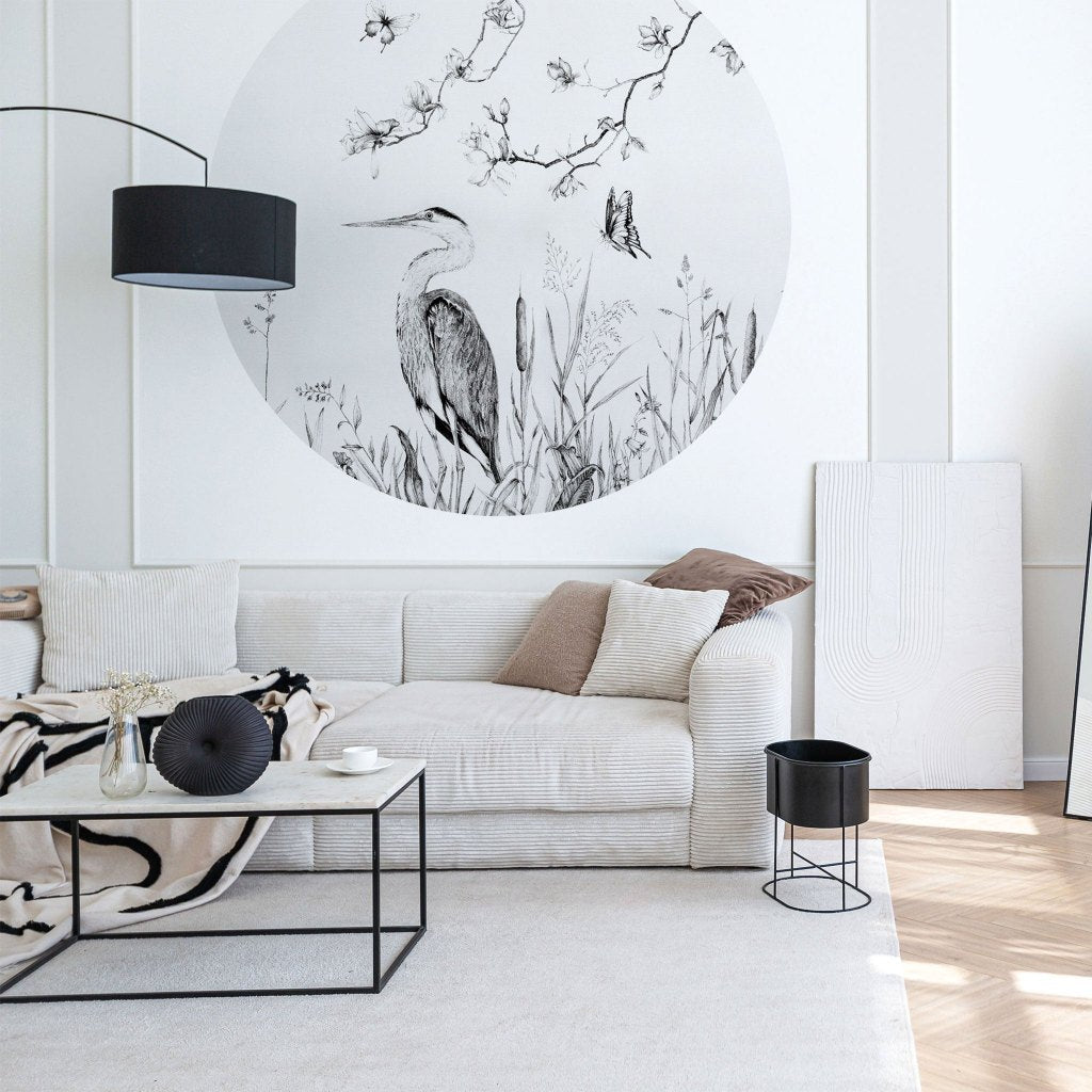 Heron – Tapeta Koło Standard