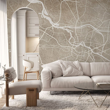 Breslau Beige – Tapeta na wymiar