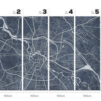 Breslau Blue – Tapeta w rolkach