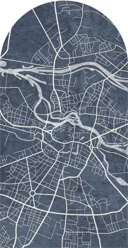 Breslau Blue – Tapeta Łuk Standard