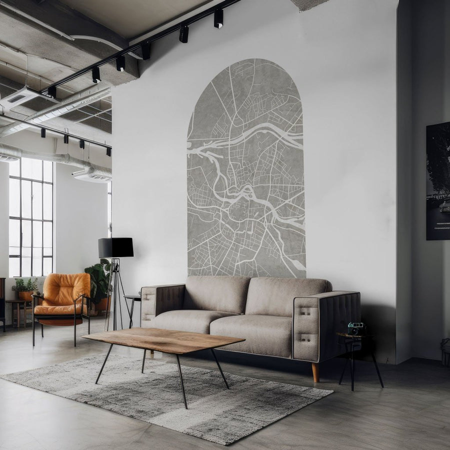 Breslau Grey – Tapeta Łuk Standard