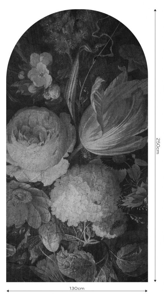 Boudoir Grey – Tapeta Łuk Standard