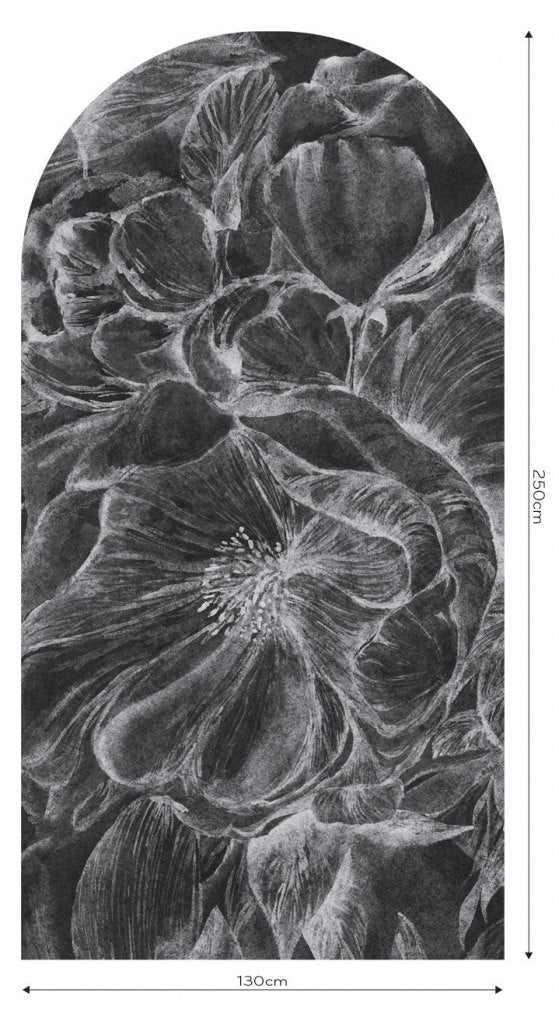 Brassica Dark – Tapeta Łuk Standard