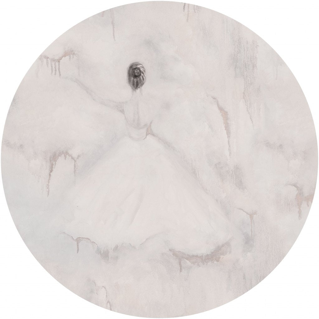 Lady Light – Tapeta Koło Standard