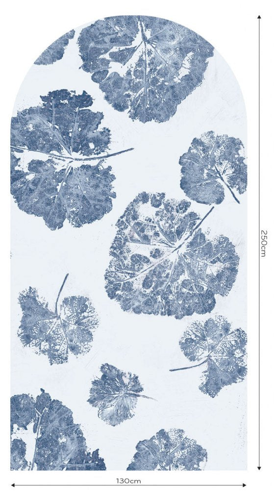 Foglia Navy – Tapeta Łuk Standard