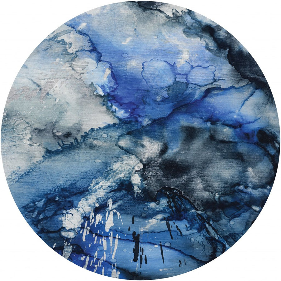 Lago Blue – Tapeta Koło Standard