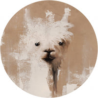 Lama – Tapeta Koło Standard