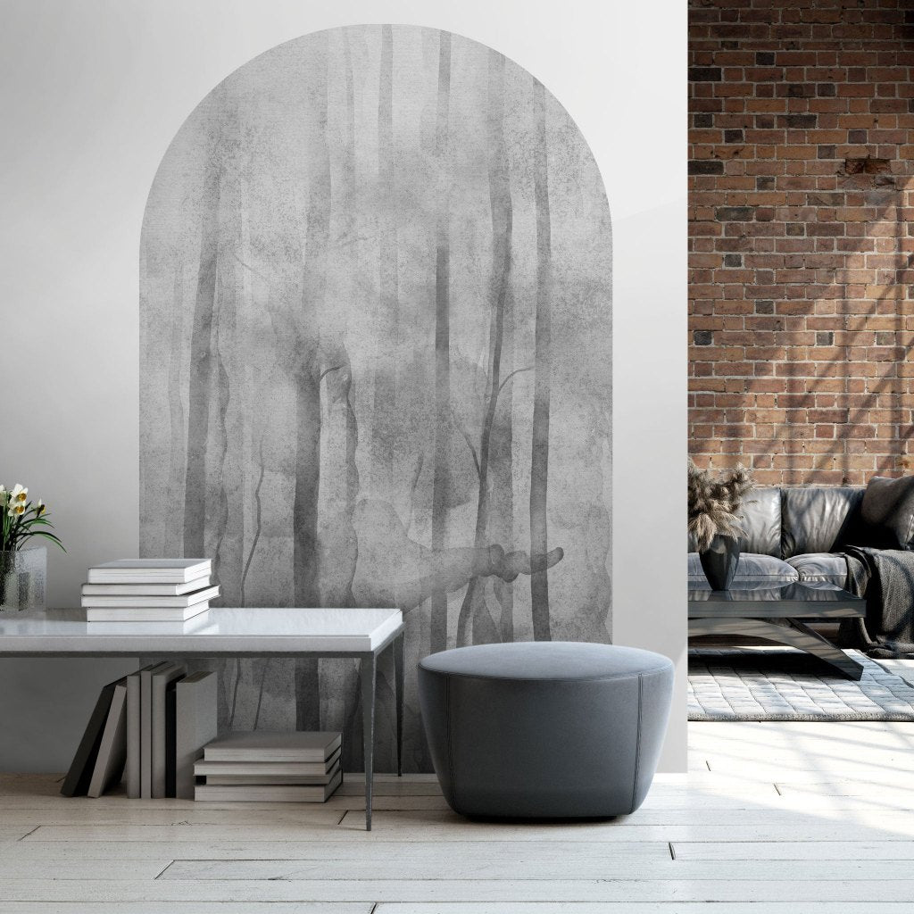 Mori Grey – Tapeta Łuk Standard