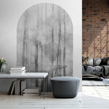 Mori Grey – Tapeta Łuk Standard