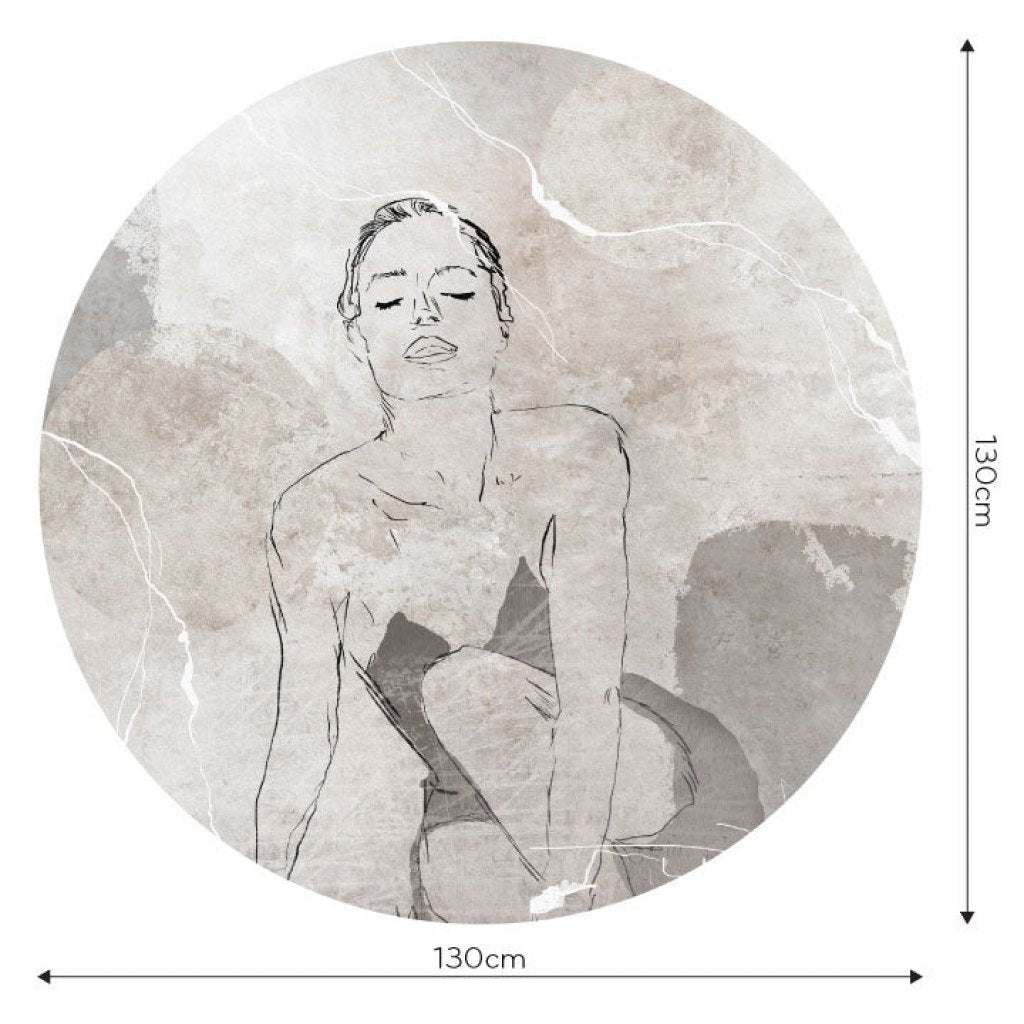 Lapillis Femme – Tapeta Koło Standard