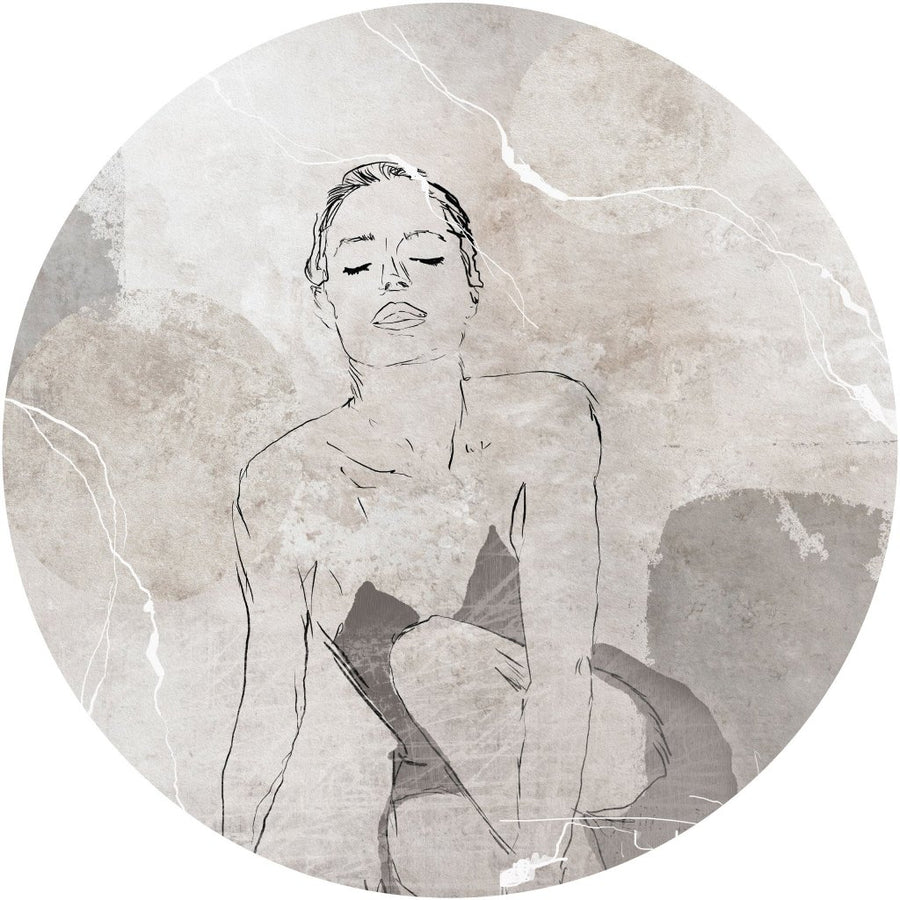 Lapillis Femme – Tapeta Koło Standard