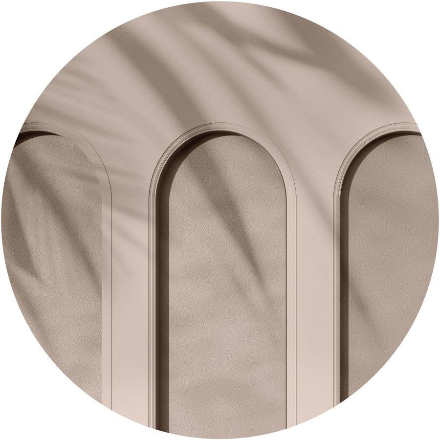 Libra Beige – Tapeta Koło Standard