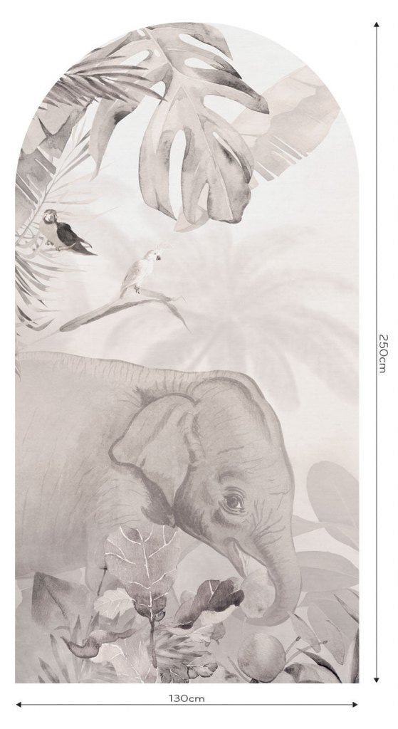 Jungle Beige – Tapeta Łuk Standard