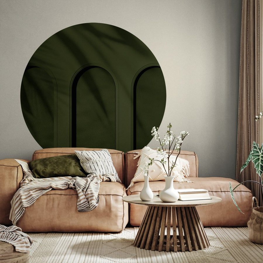 Libra Olive – Tapeta Koło Standard