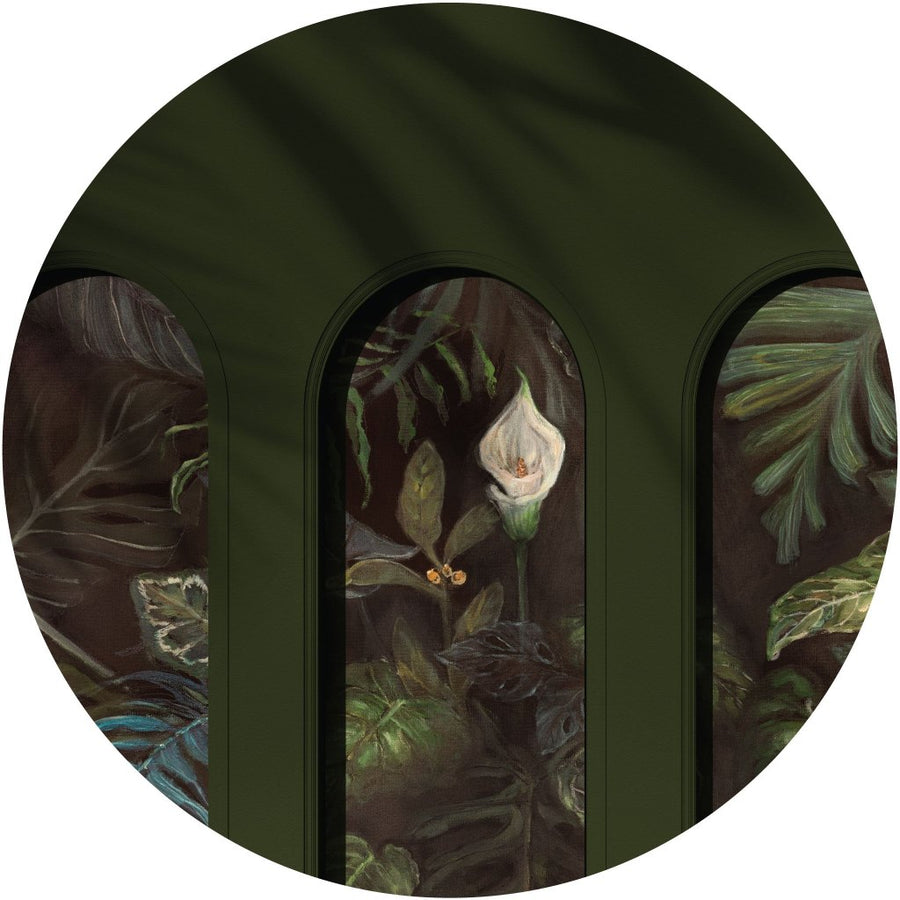 Libra Olive Calla – Tapeta Koło Standard