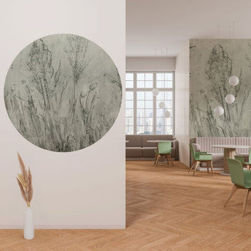 Pampa Sage – Tapeta Koło Standard