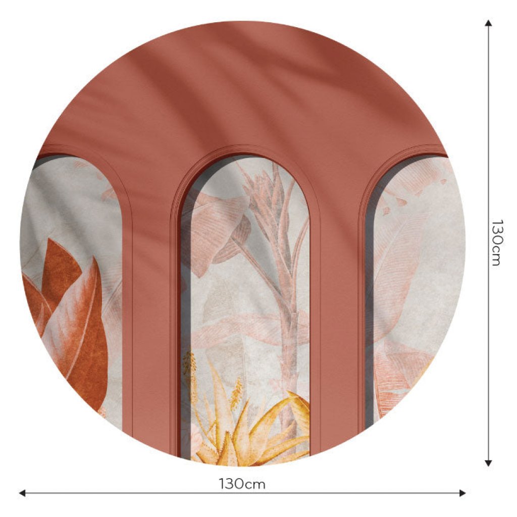 Libra Rainforest Rust – Tapeta Koło Standard