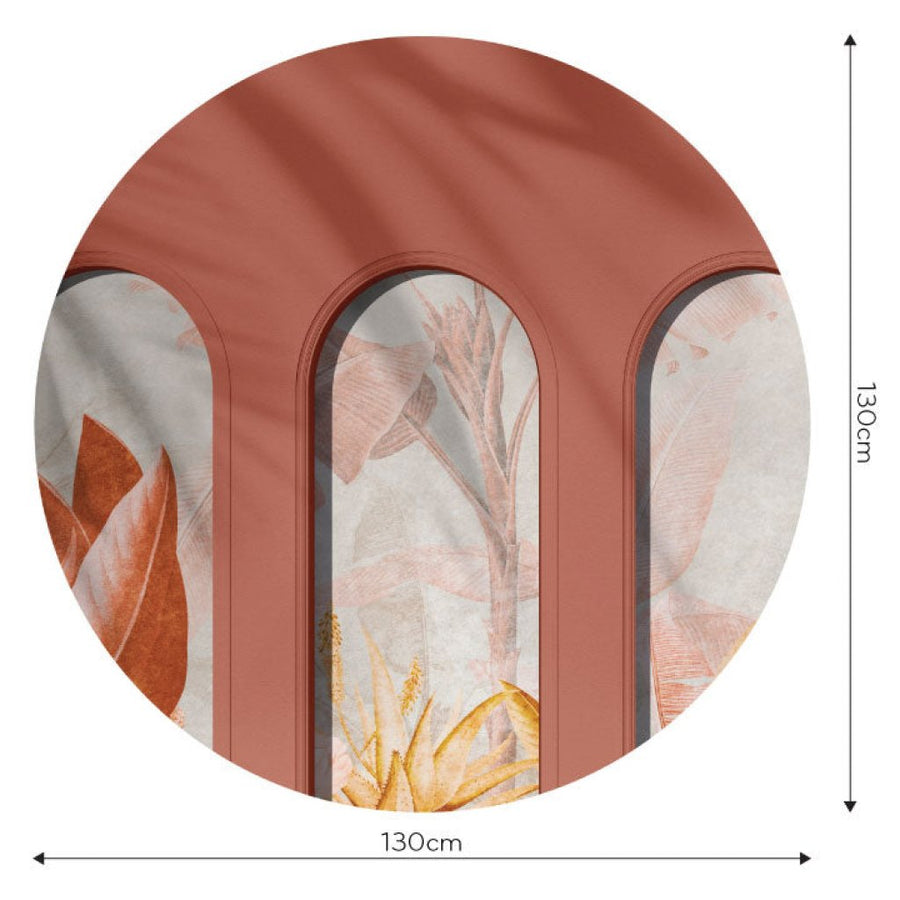 Libra Rainforest Rust – Tapeta Koło Standard