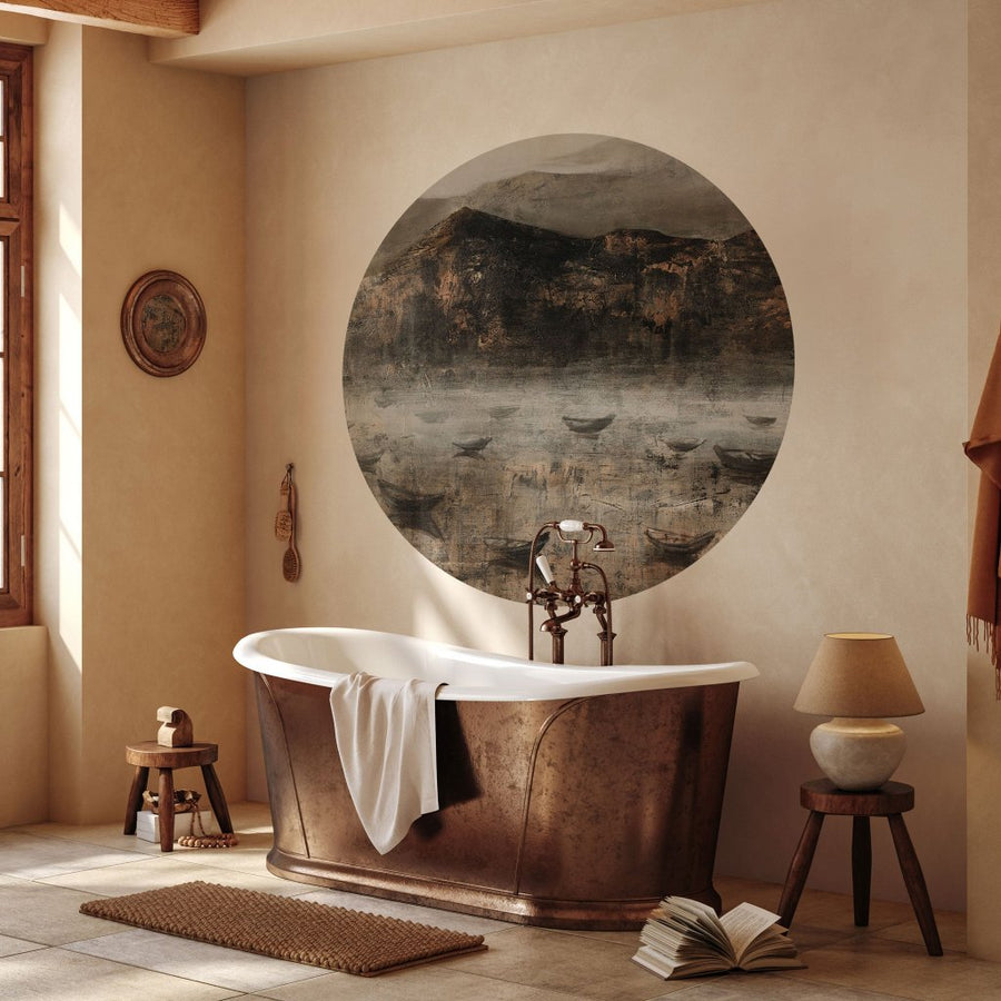 Barca – Tapeta Koło Standard