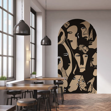 Faces – Tapeta Łuk Standard