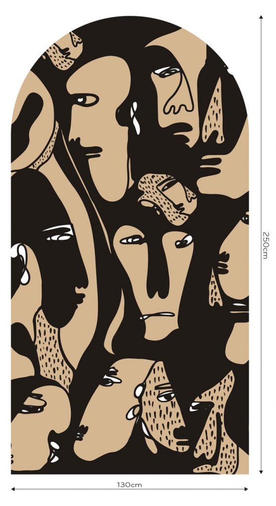 Faces – Tapeta Łuk Standard