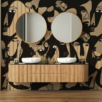 Faces – Tapeta na wymiar