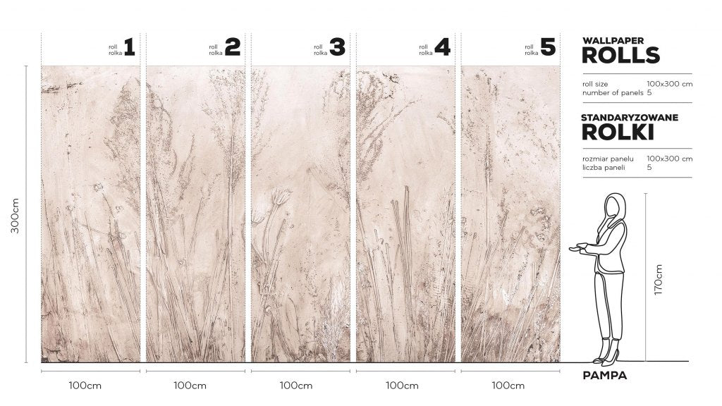 Pampa – Tapeta w rolkach