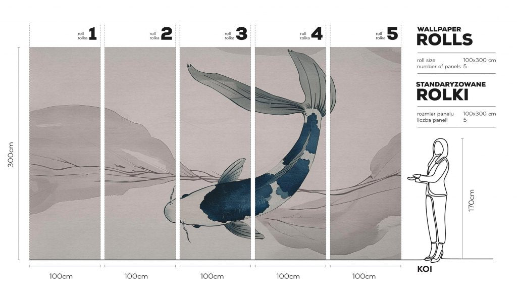 Koi – Tapeta w rolkach